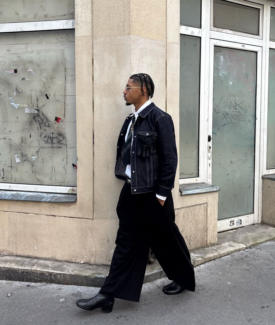 Denim has Culture - Denim Jacket - Black/Navy