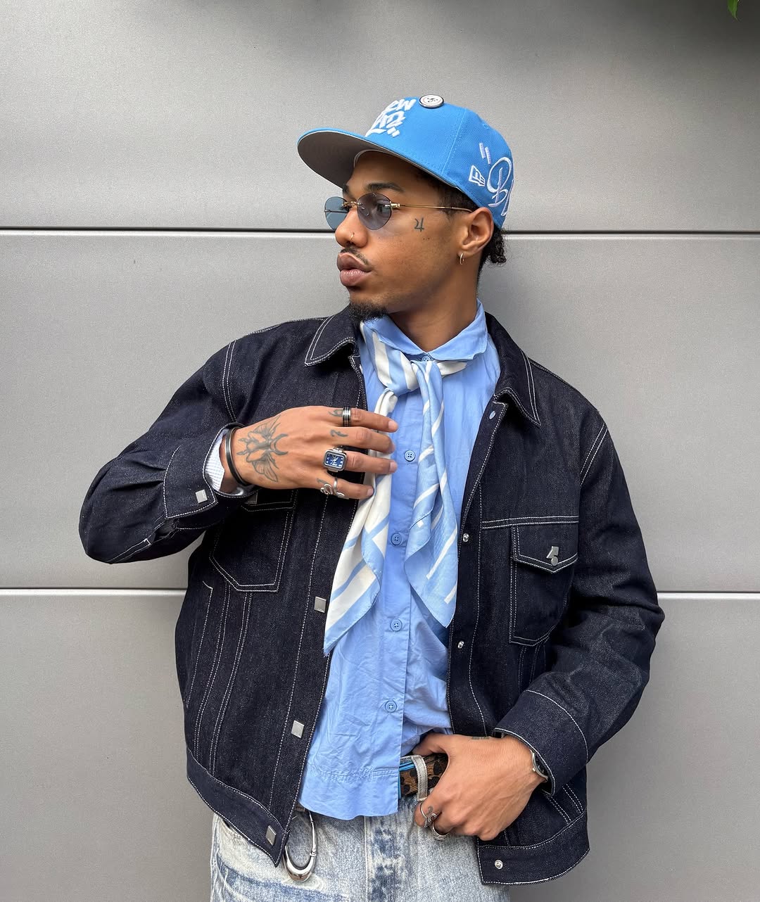 Denim has Culture - Denim Jacket - Black/Navy