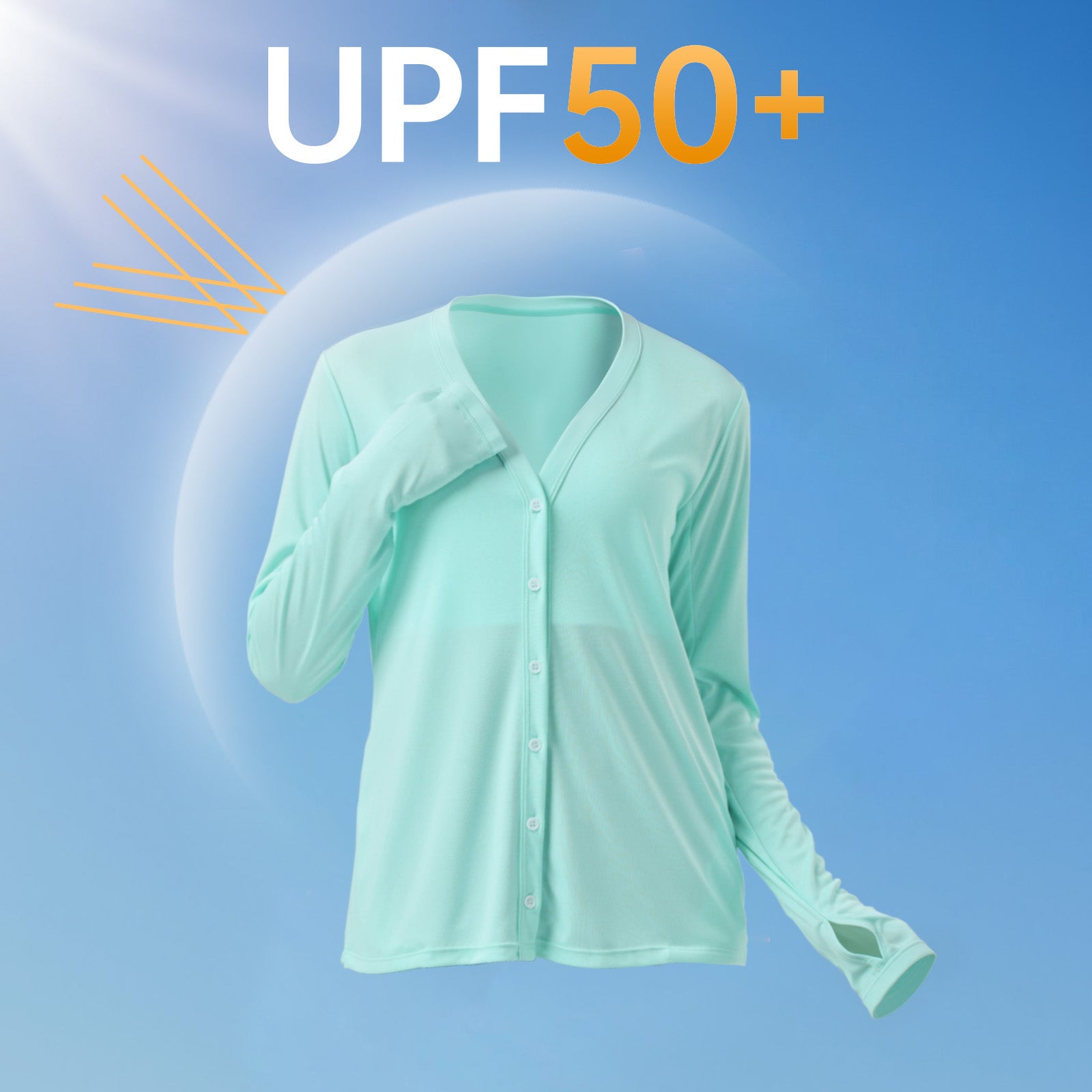 Sun Protection Button Down Cardigan