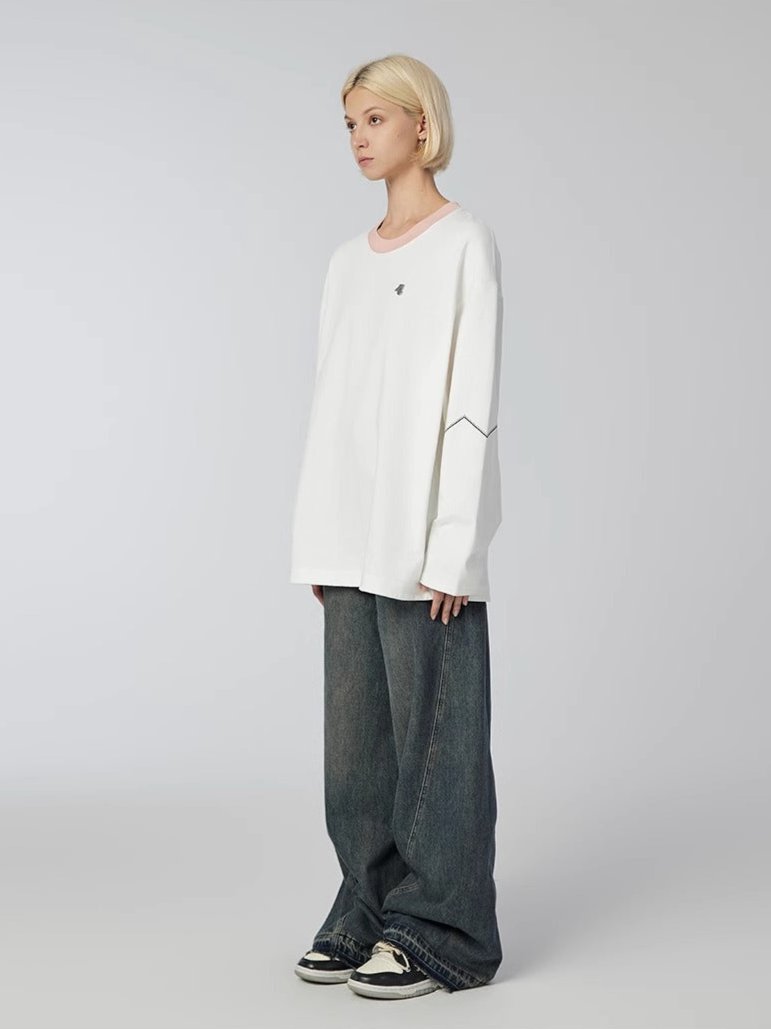 Dimension - Long-sleeve - White - MAISON MISFIT