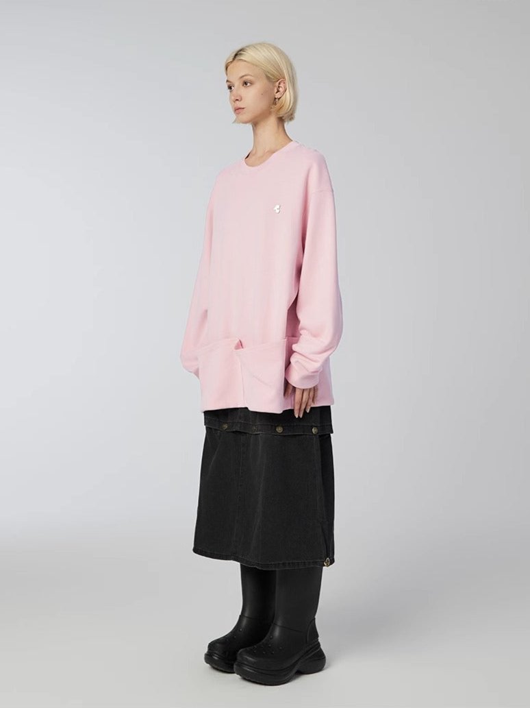 Flower - Long-sleeve - Pink - MAISON MISFIT