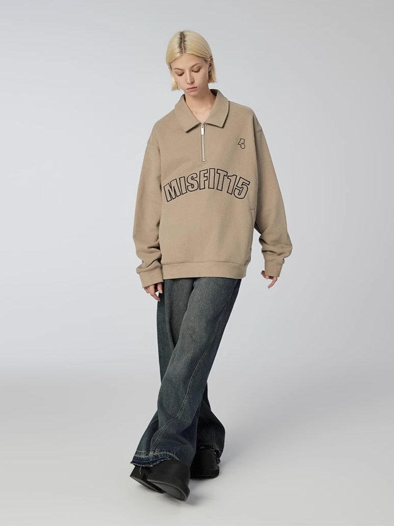 Memories Moments - Sweatshirt - Brown - MAISON MISFIT