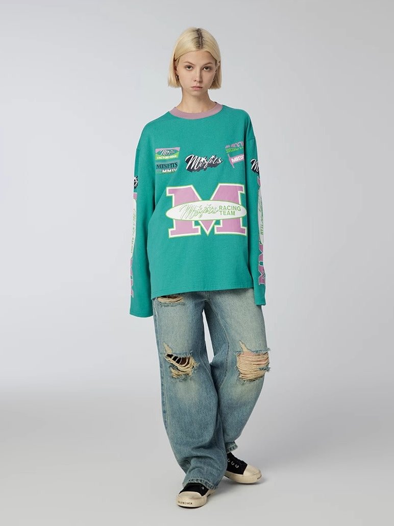 Speed Party - Long-sleeve - Green - MAISON MISFIT