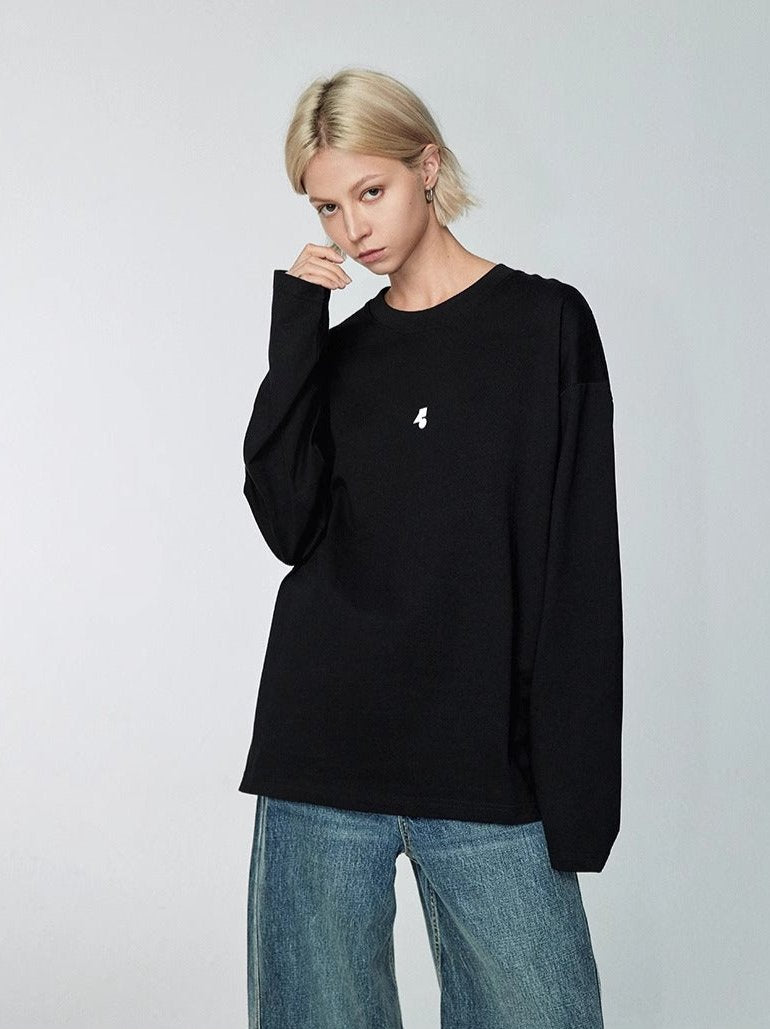 Striped Basic - Long-sleeve - Hvid