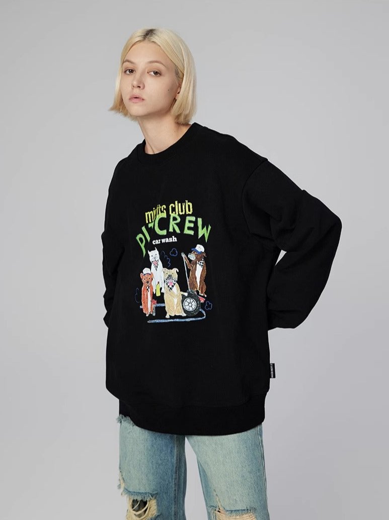 Dogo - Sweatshirt - Black - MAISON MISFIT