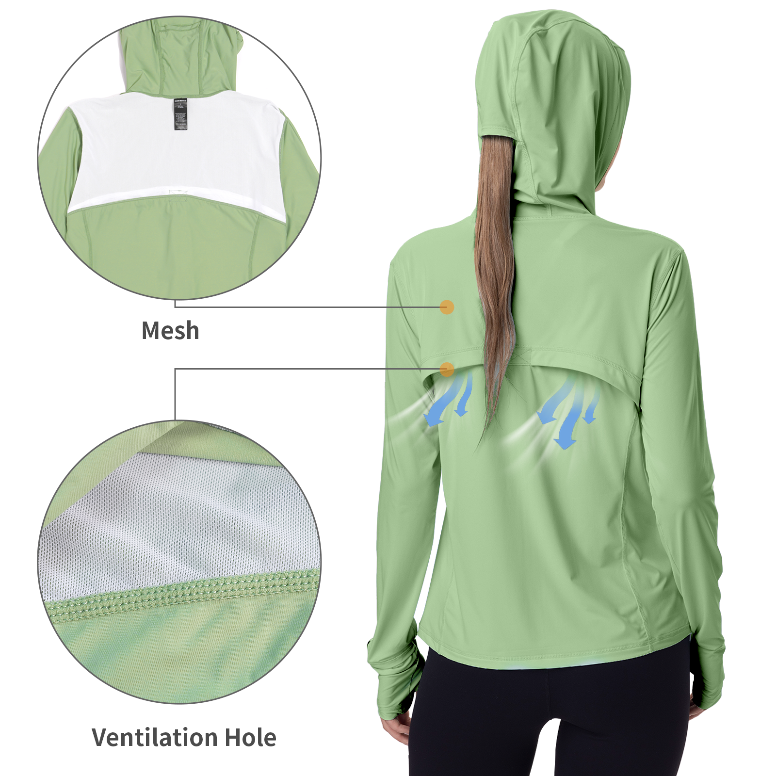 Women´s Lightweight Athletic UV Protection Jacket