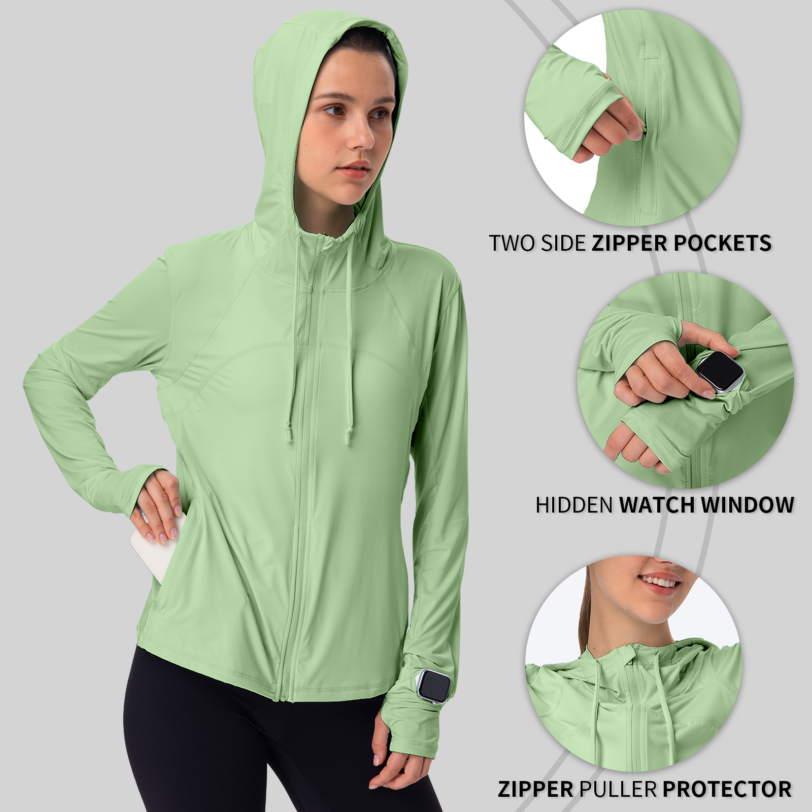 Women´s Lightweight Athletic UV Protection Jacket