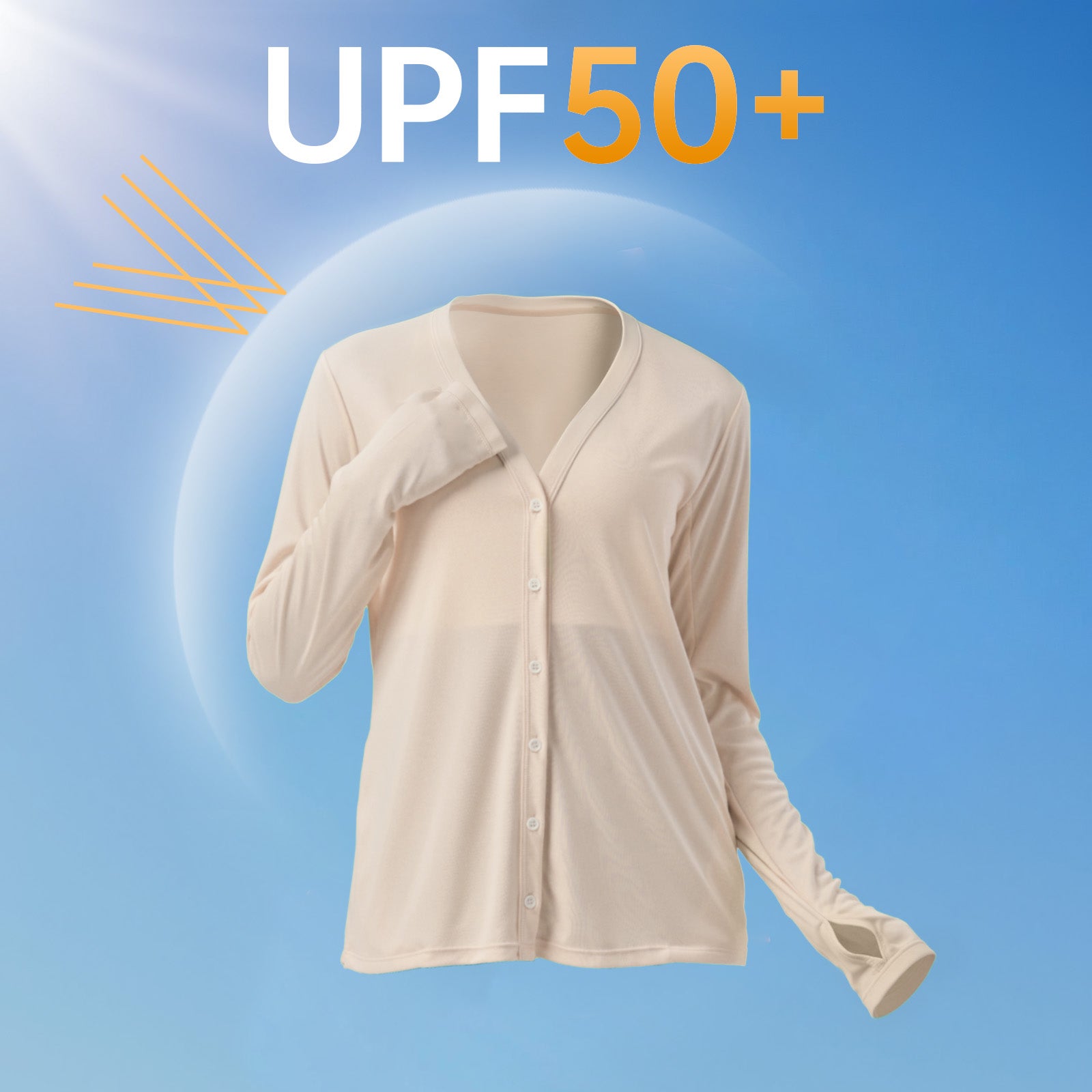 Sun Protection Button Down Cardigan