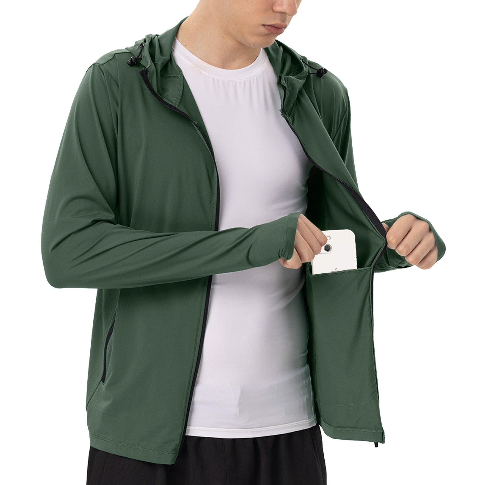 Men’s Lightweight UV Protection Athletic Jacket