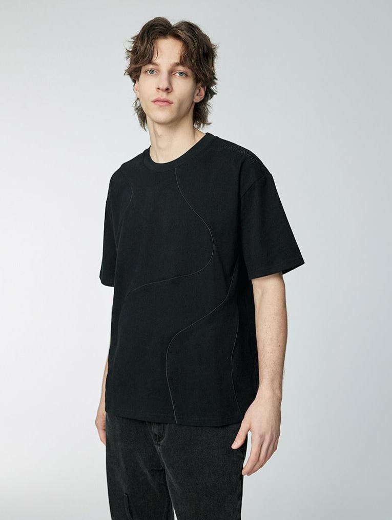 Chuanmai - T-shirt - Black - MAISON MISFIT