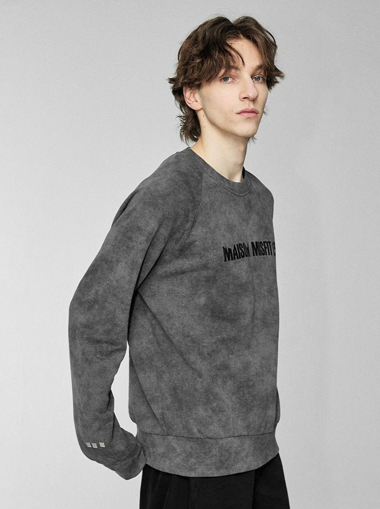 Asymmetric sleeve - Sweatshirt - Grey - MAISON MISFIT