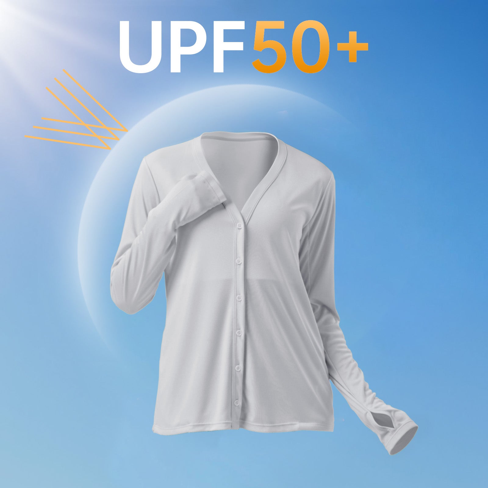 Sun Protection Button Down Cardigan