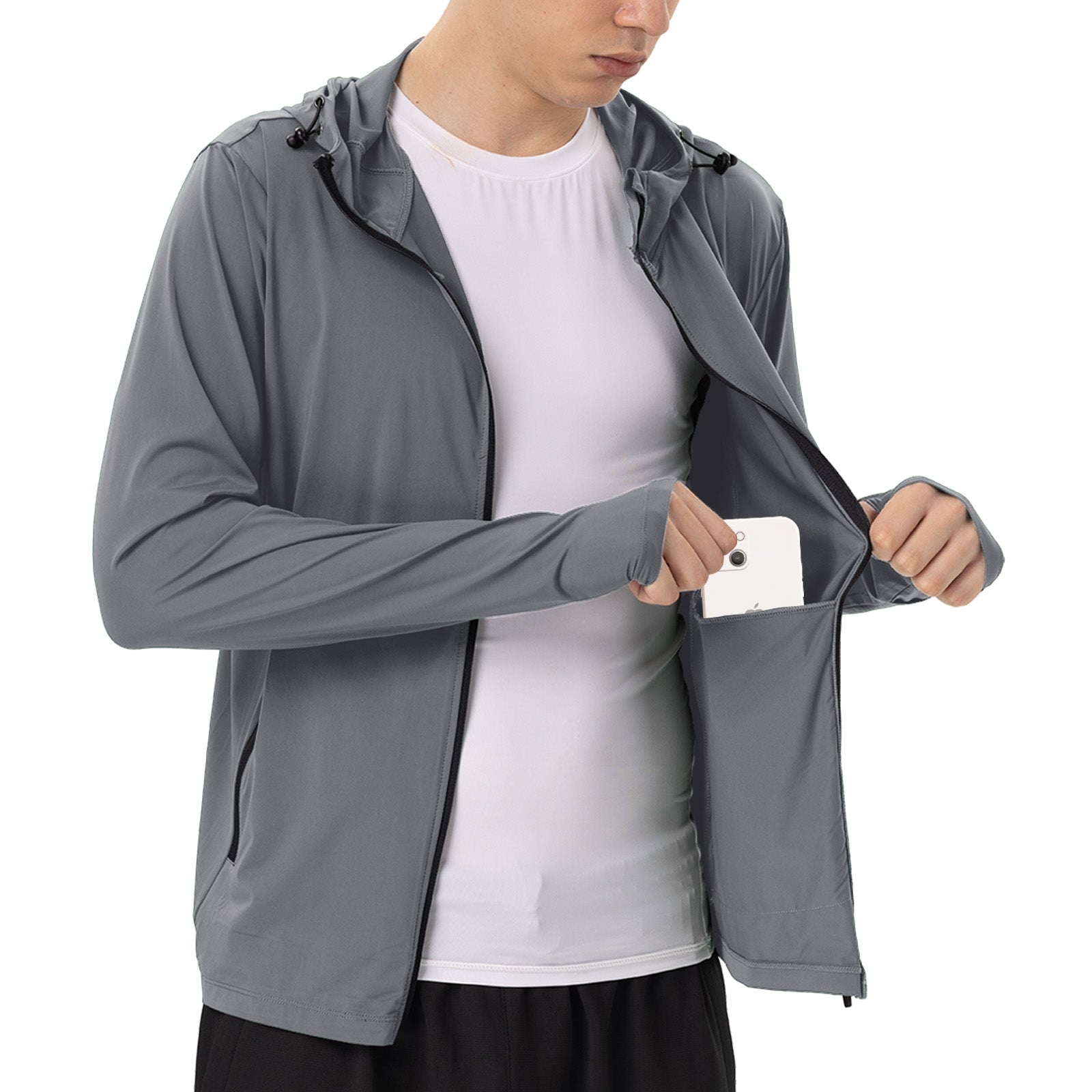 Men’s Lightweight UV Protection Athletic Jacket
