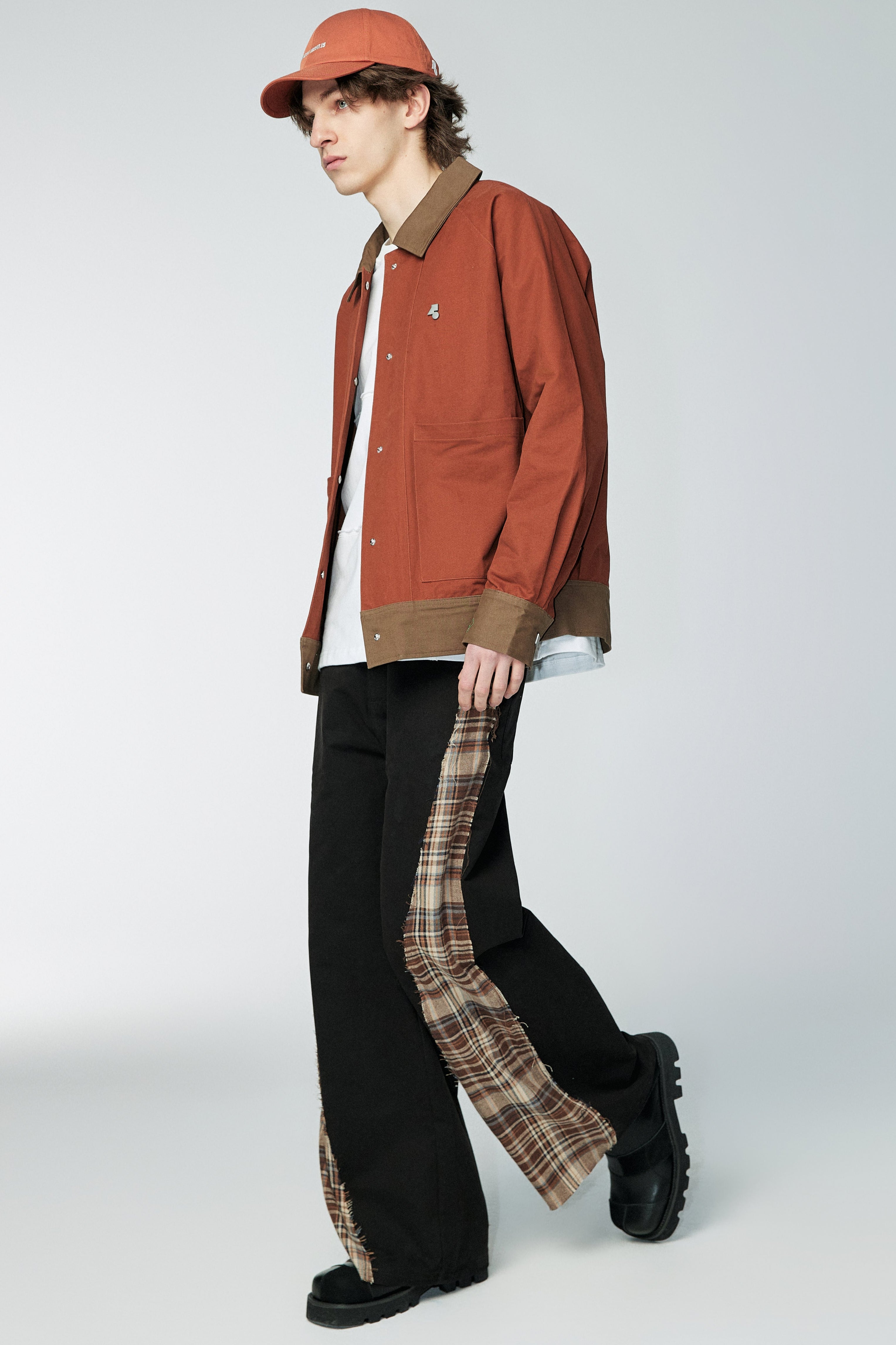 Smart Contrast Color - Jacket - Terracotta/Brown - MAISON MISFIT