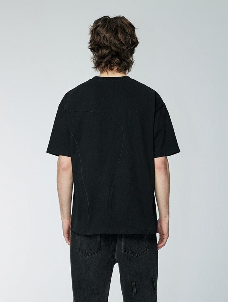 Chuanmai - T-shirt - Black - MAISON MISFIT