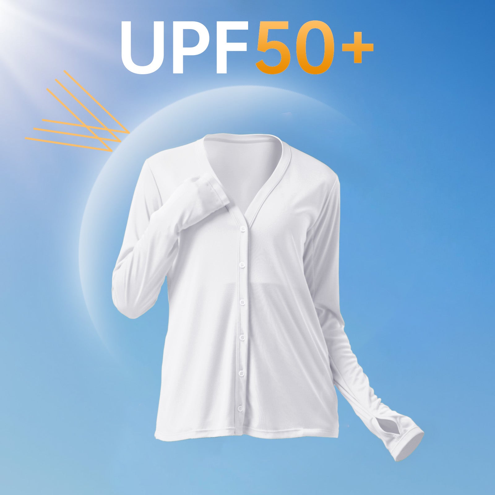 Sun Protection Button Down Cardigan