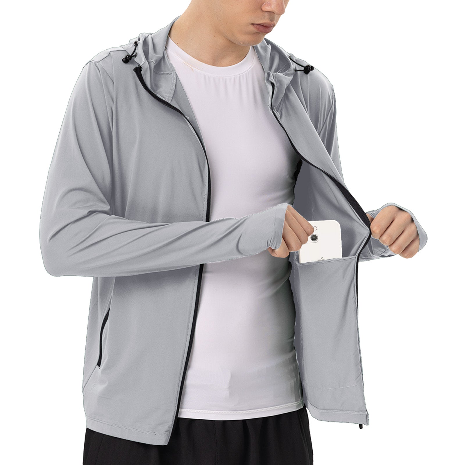 Men’s Lightweight UV Protection Athletic Jacket