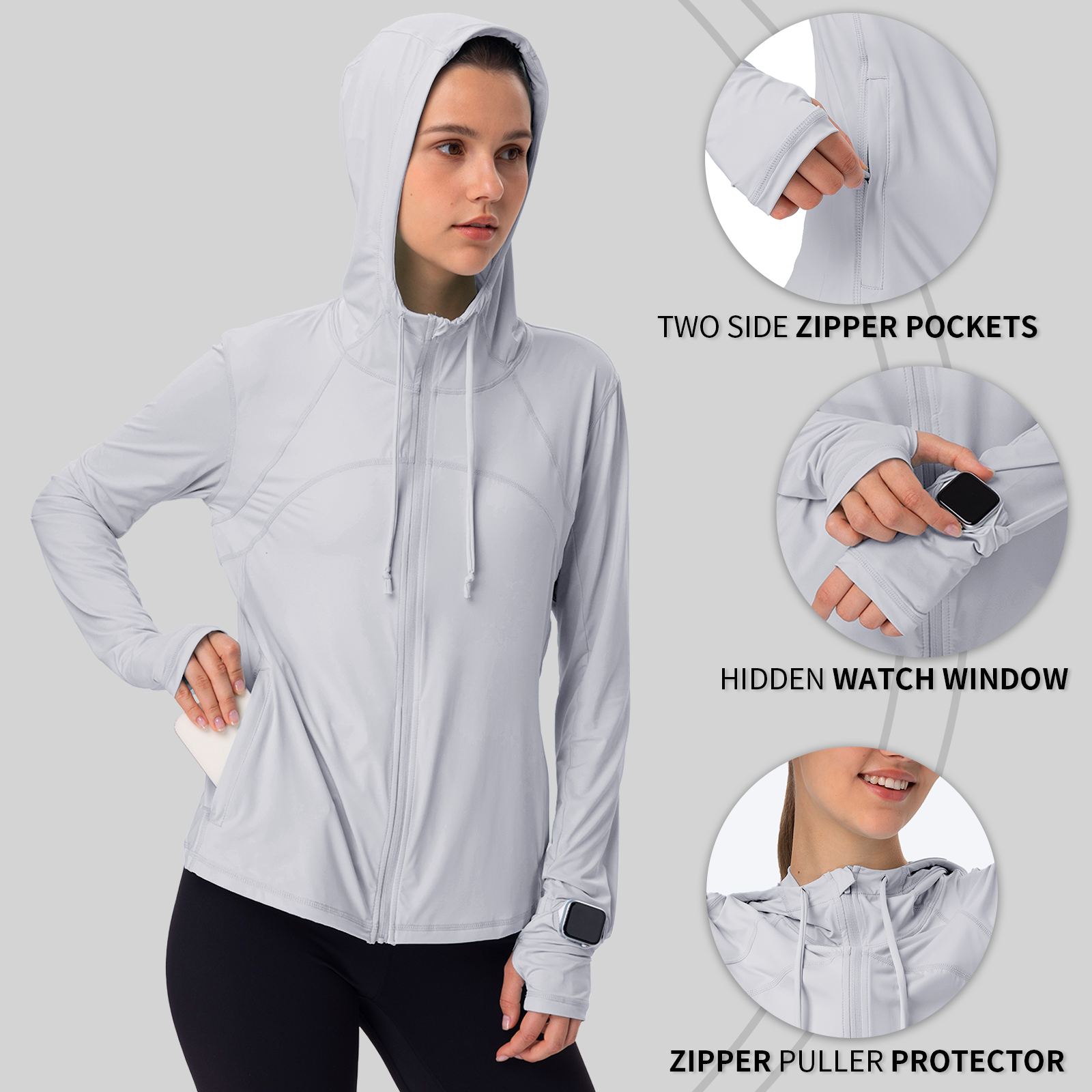 Women´s Lightweight Athletic UV Protection Jacket