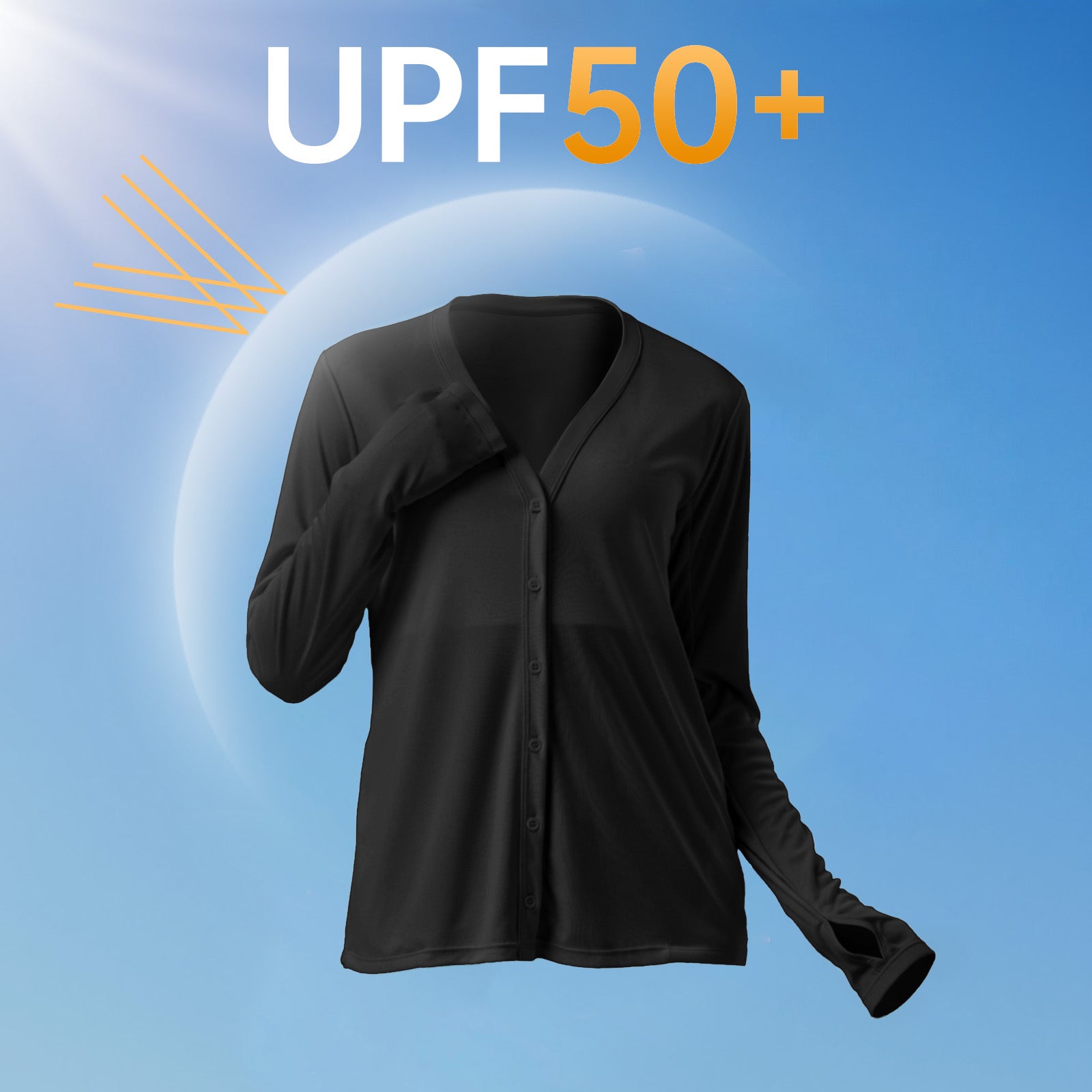 Sun Protection Button Down Cardigan