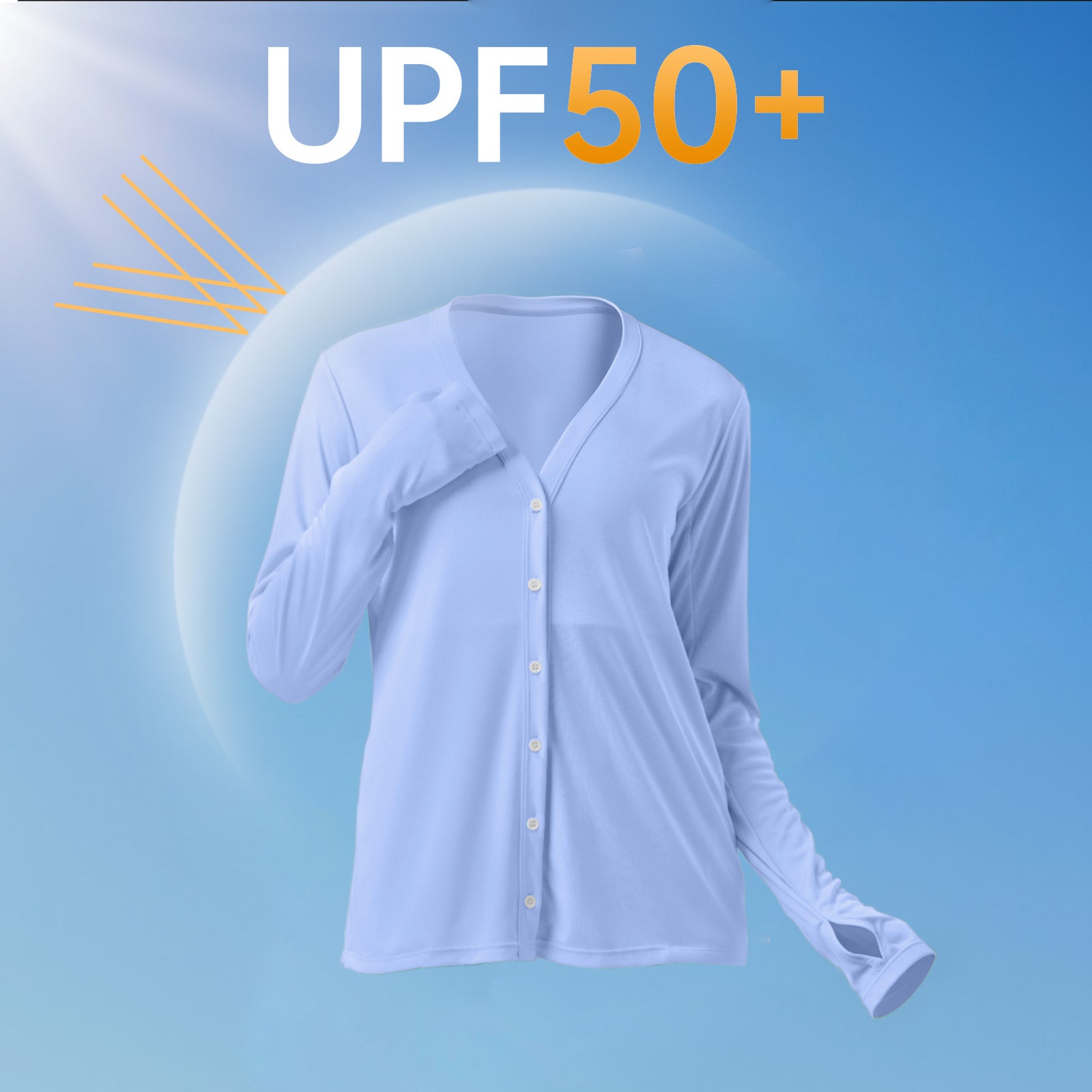 Sun Protection Button Down Cardigan