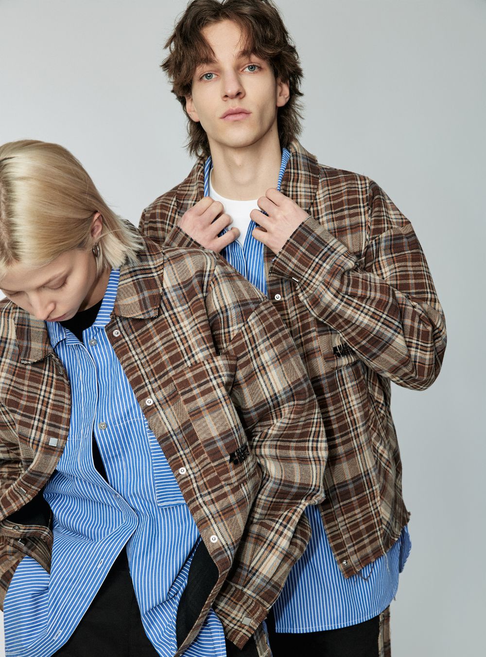 45 check - Jacket / Overshirt - Brun