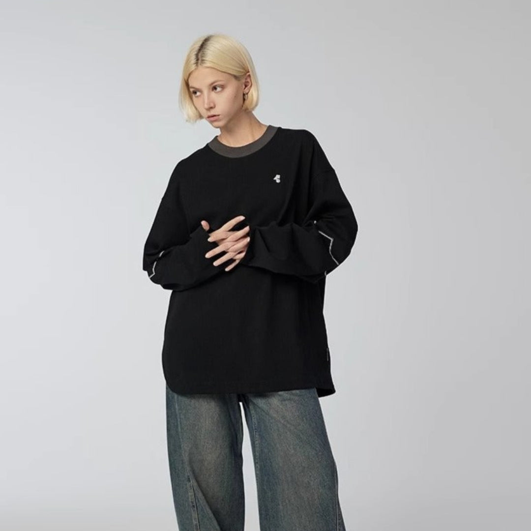 Dimension - Long-sleeve - Black - MAISON MISFIT