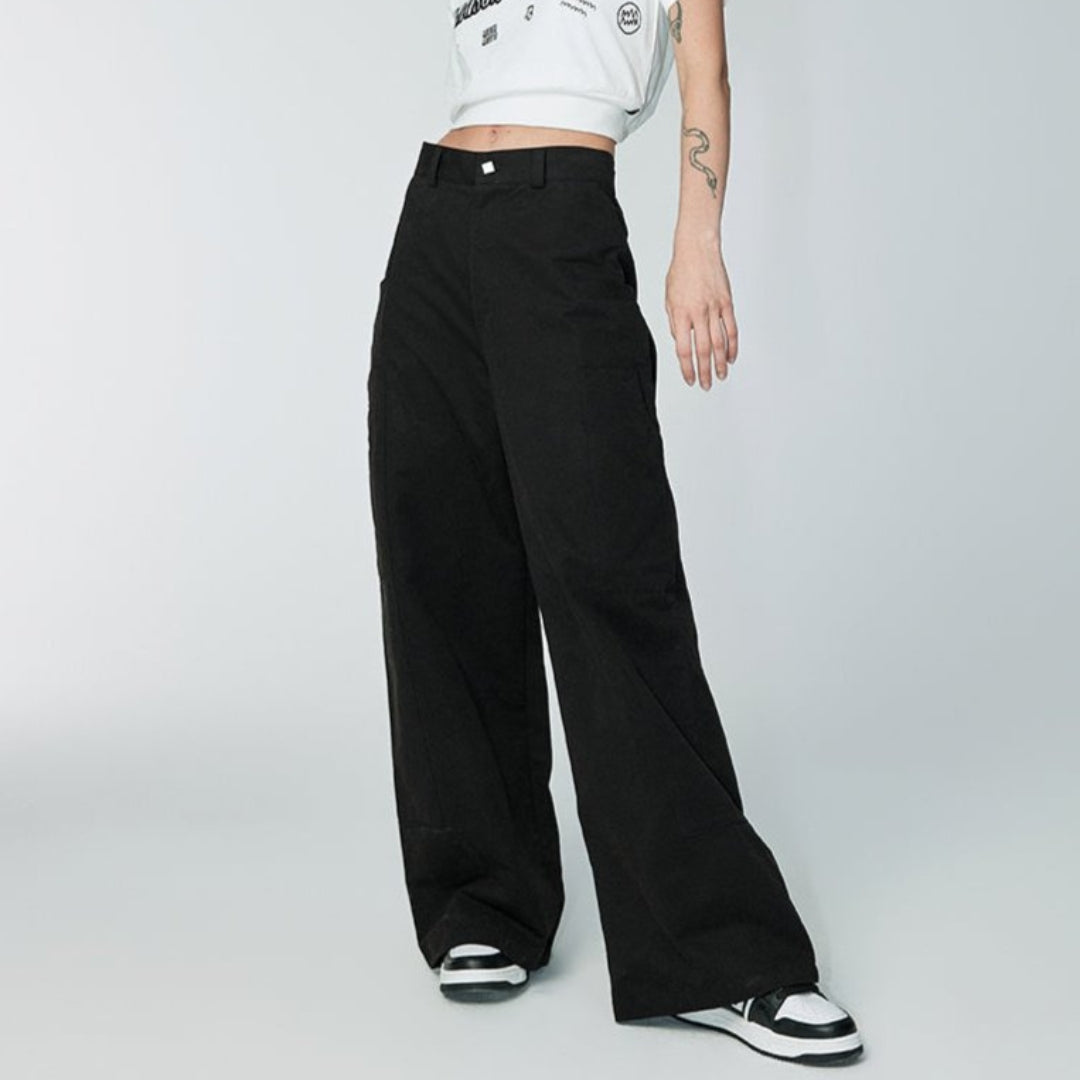 Ideal Pocket - Casual pants - Black - MAISON MISFIT