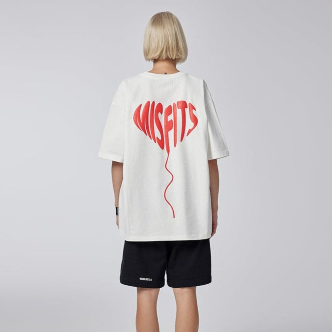 Love Balloon - T-shirt - White - MAISON MISFIT