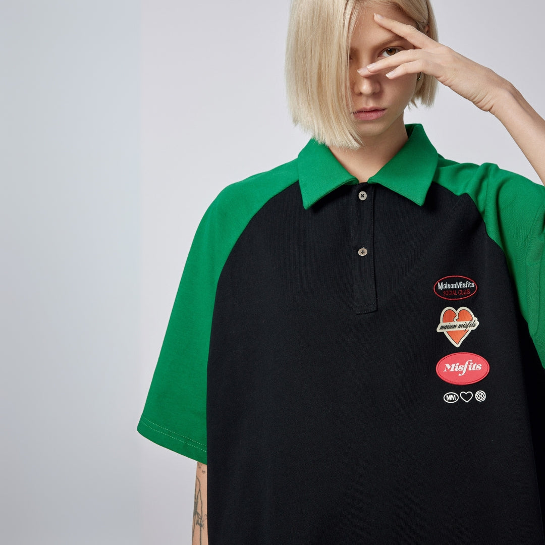 Matter and Matter - POLO - Black/Green - MAISON MISFIT