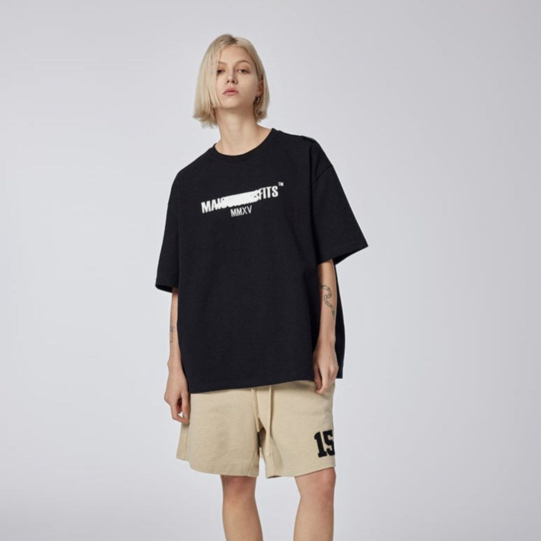 Misfit - T-shirt - Black - MAISON MISFIT