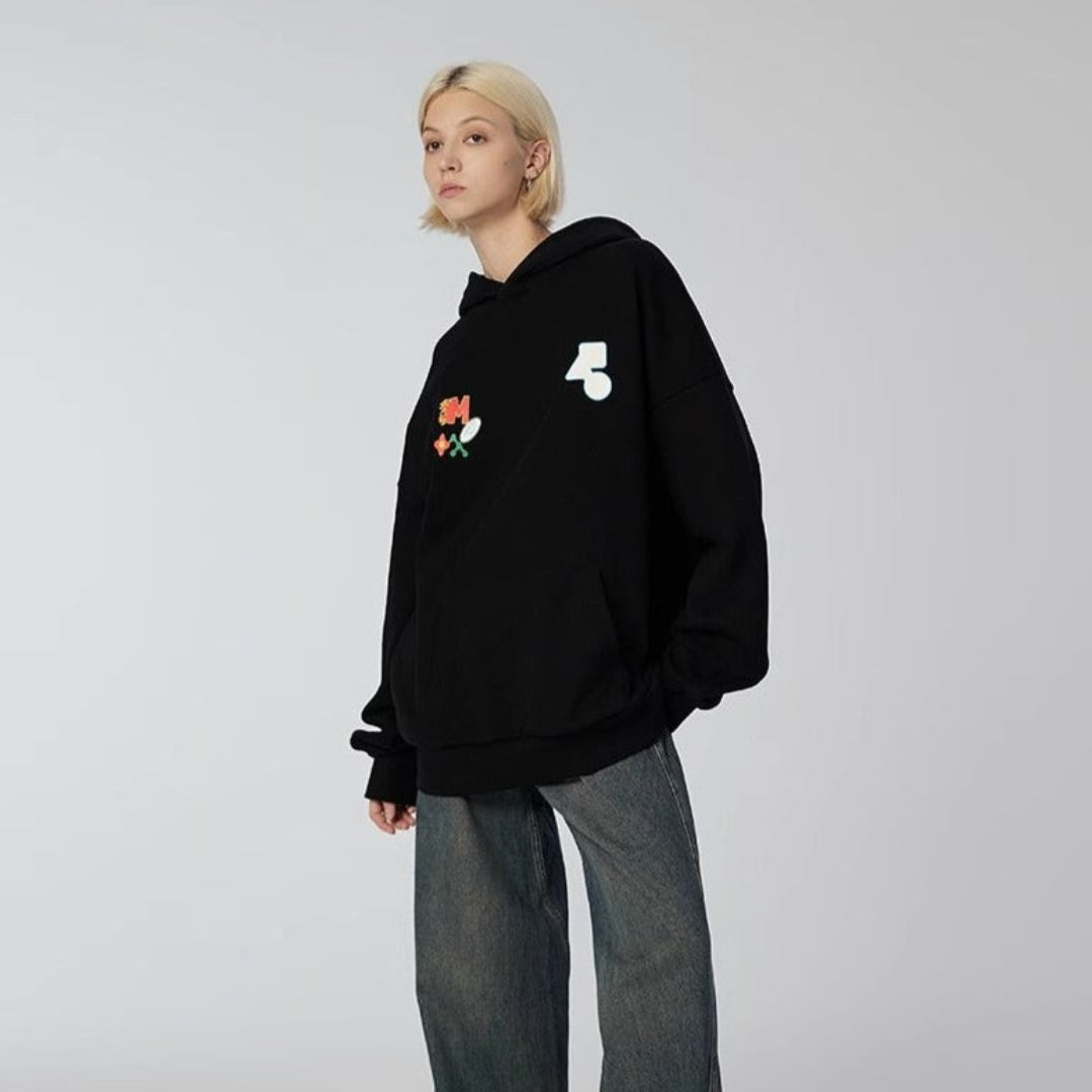 Mixed - Hoodie - Black - MAISON MISFIT