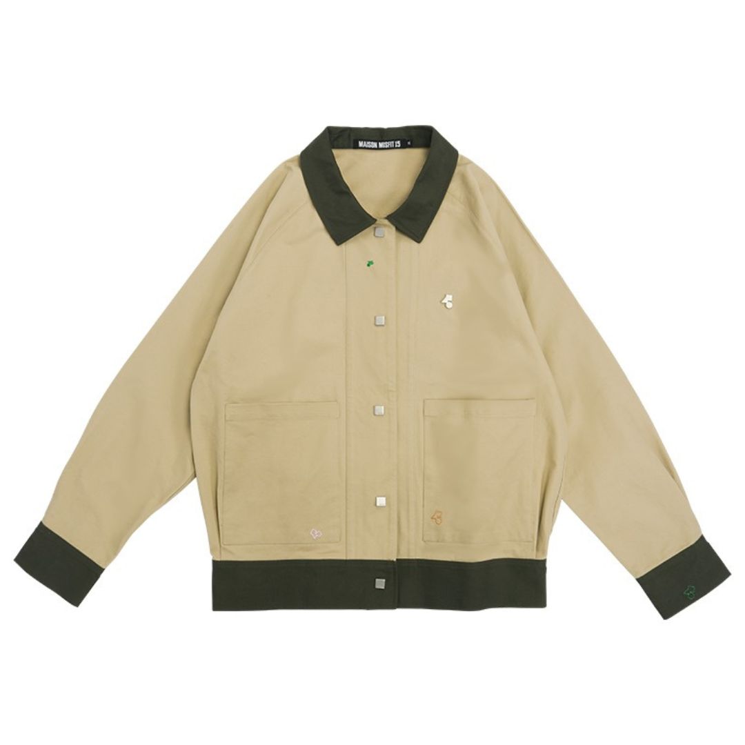Smart contrast color - Jakke - Terrakotta/Brun
