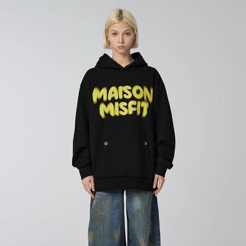 Excessive - Hoodie - Black - MAISON MISFIT