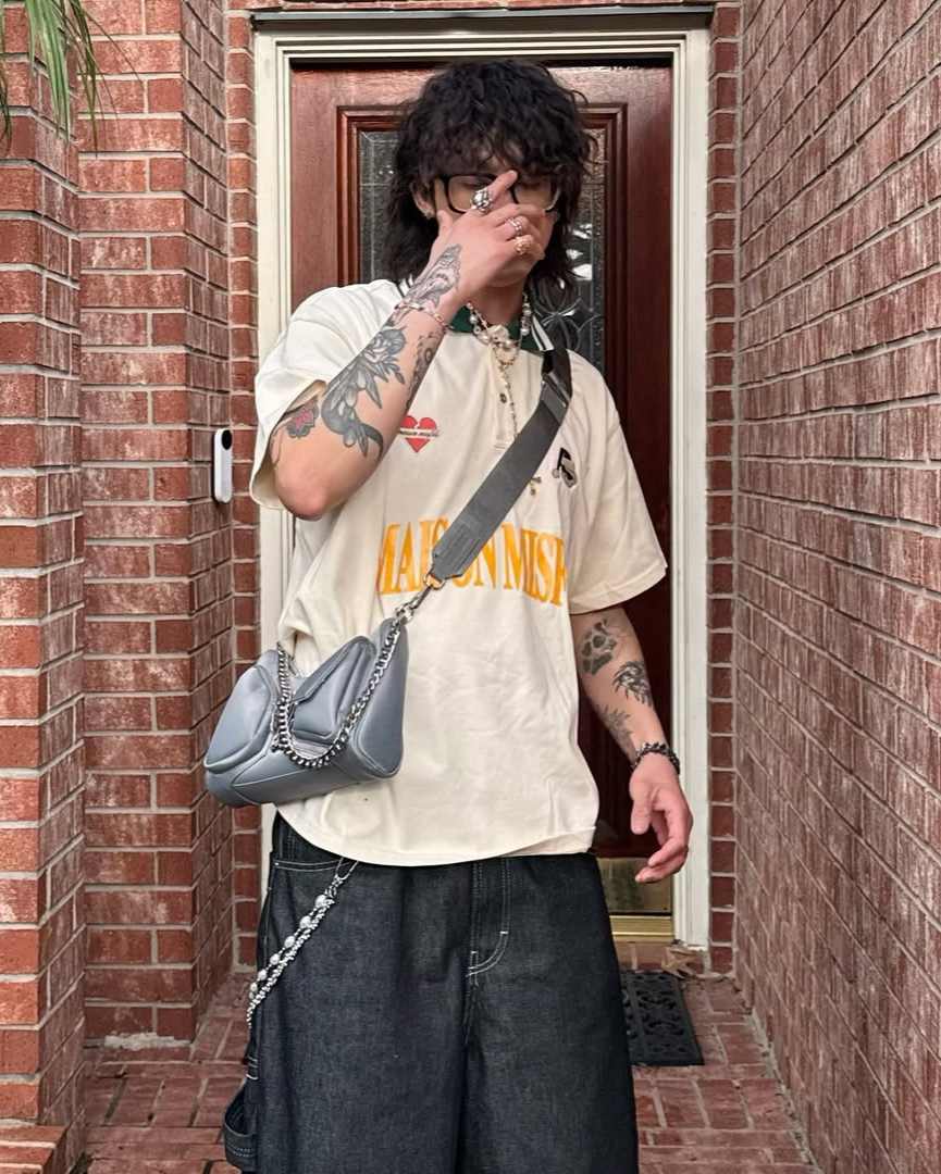 Different Loneliness - Oversized Signature POLO - Beige or Grey