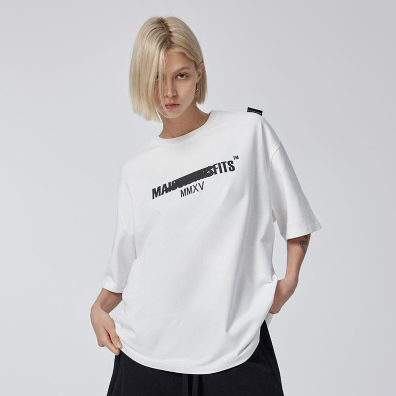 Misfit - T-shirt - White - MAISON MISFIT