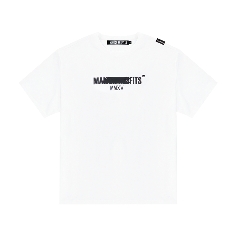 Misfit - T-shirt - White - MAISON MISFIT