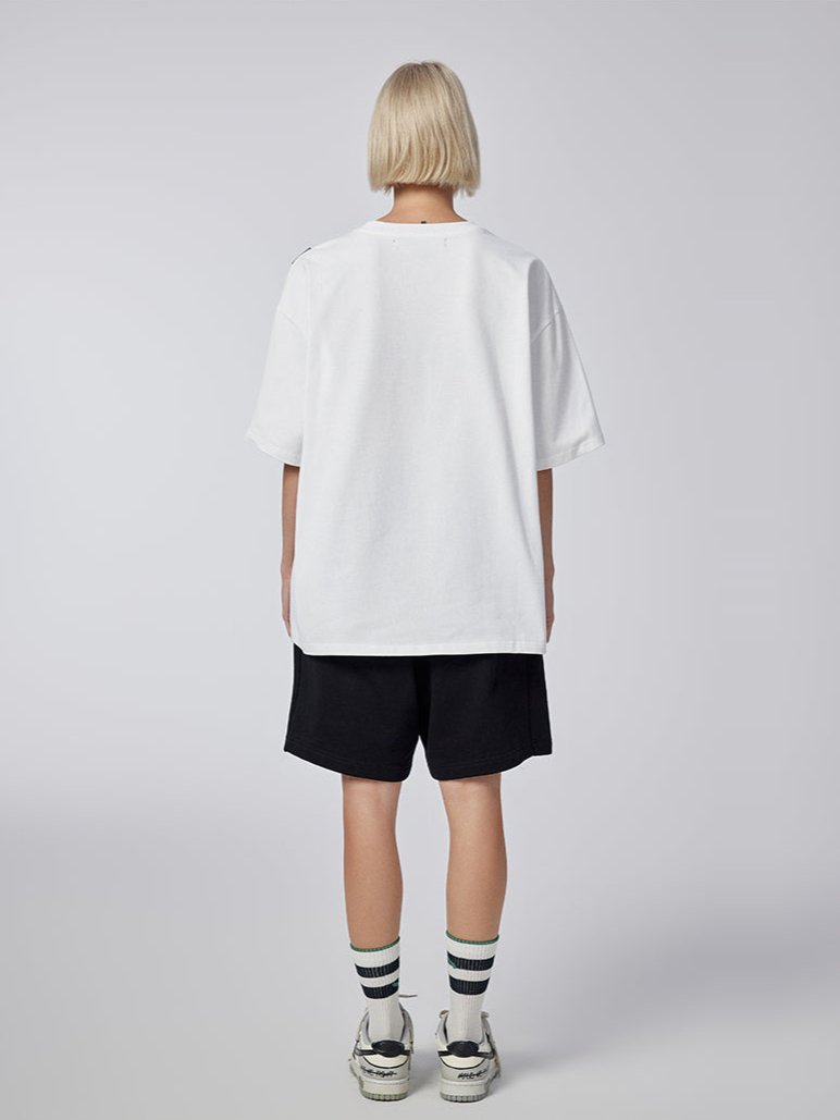 Misfit - T-shirt - White - MAISON MISFIT