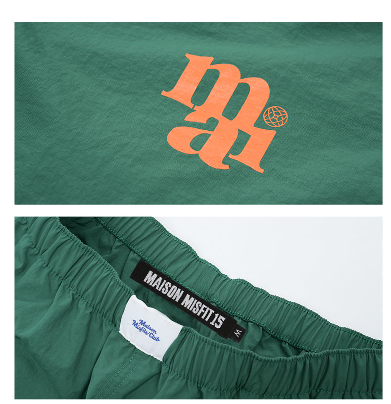 Nice - Shorts - Green - MAISON MISFIT