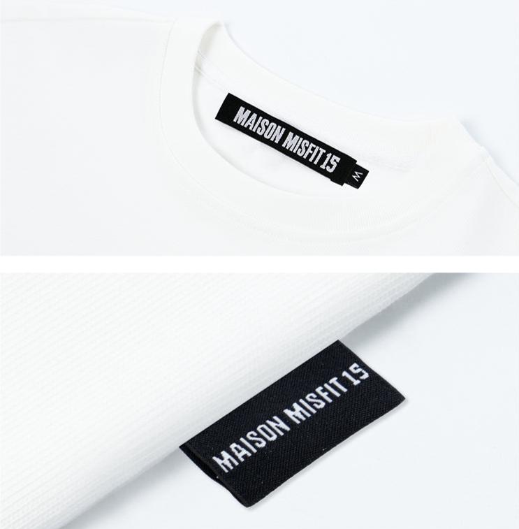 Contrast - T-shirt - White - MAISON MISFIT