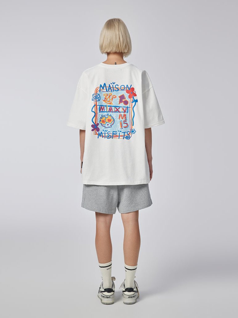 Graffiti - T-shirt - Sort