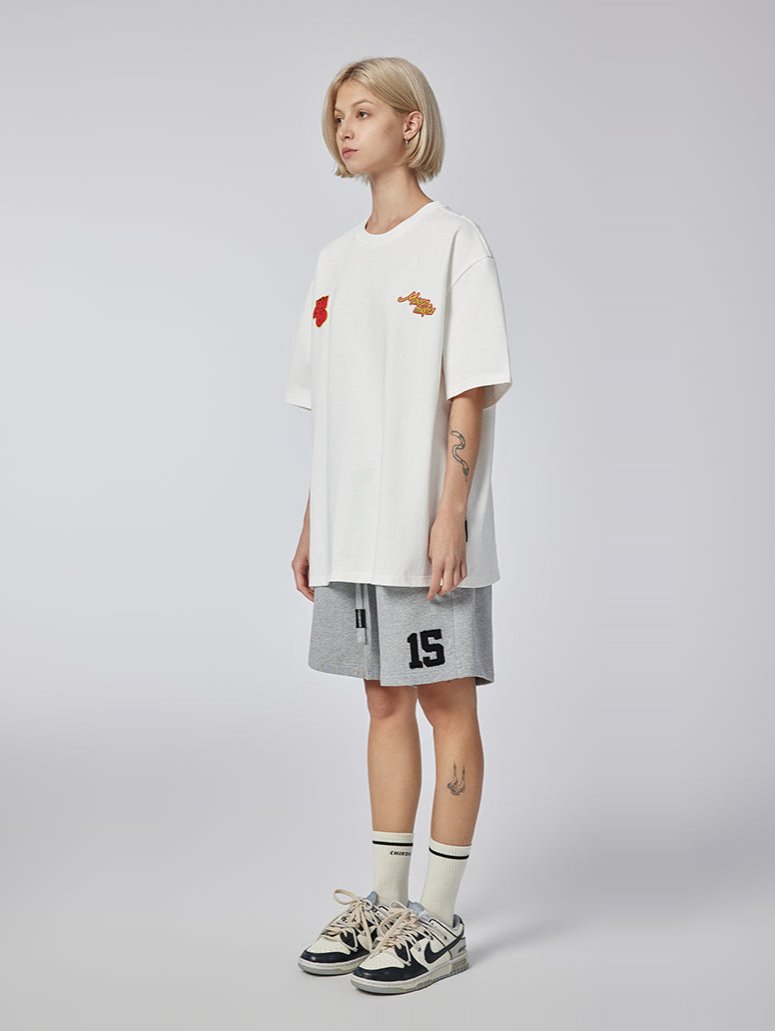 Building Blocks - T-shirt - White - MAISON MISFIT