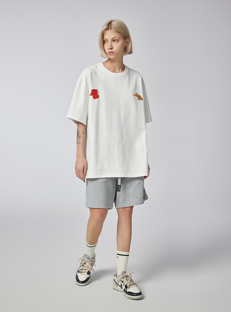 Building Blocks - T-shirt - White - MAISON MISFIT