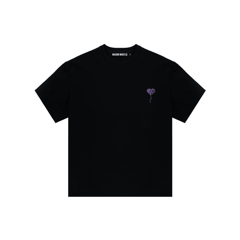 Love Balloon - T-shirt - Black - MAISON MISFIT