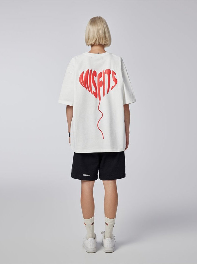 Love Balloon - T-shirt - White - MAISON MISFIT