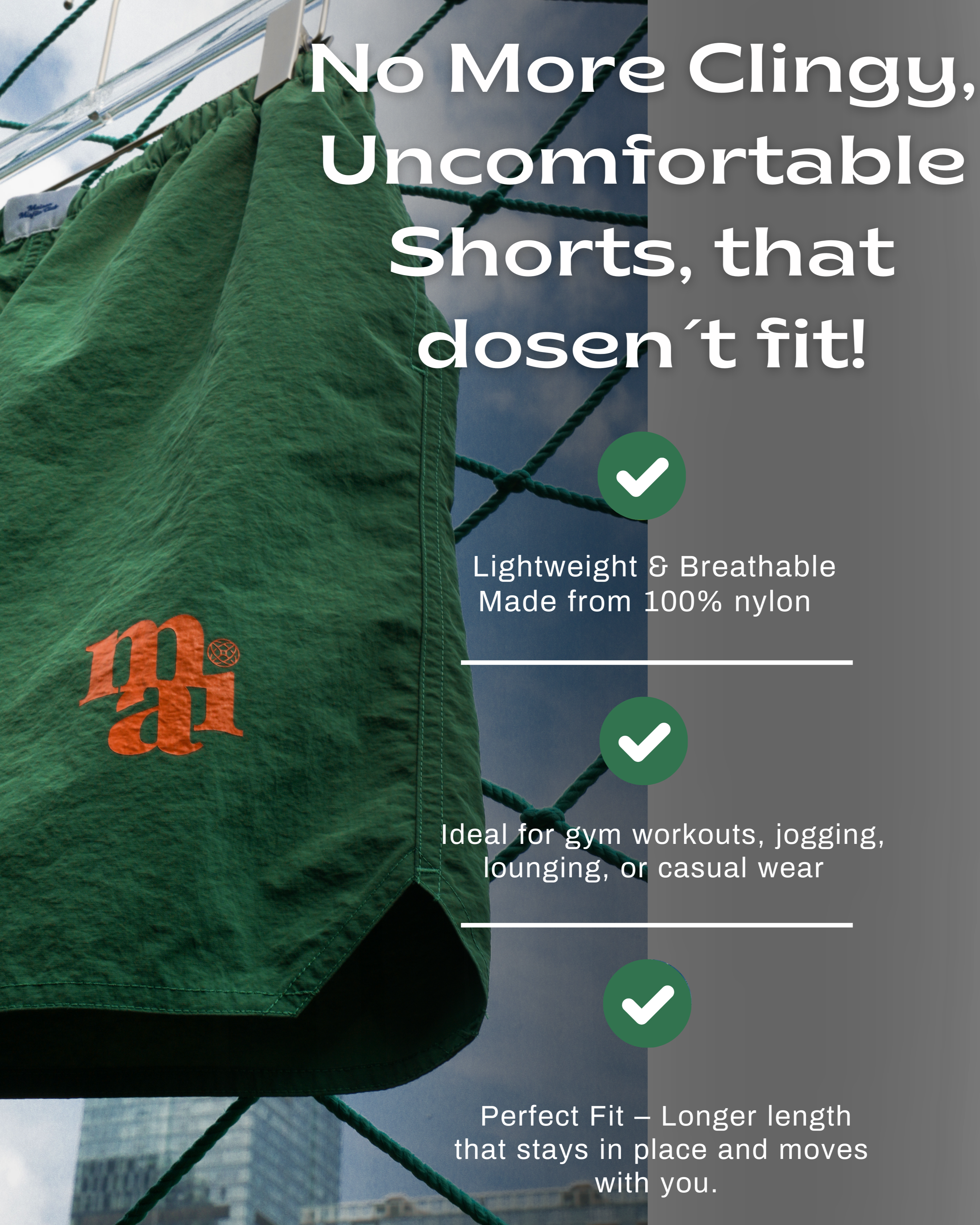 Nice - Shorts - Grøn