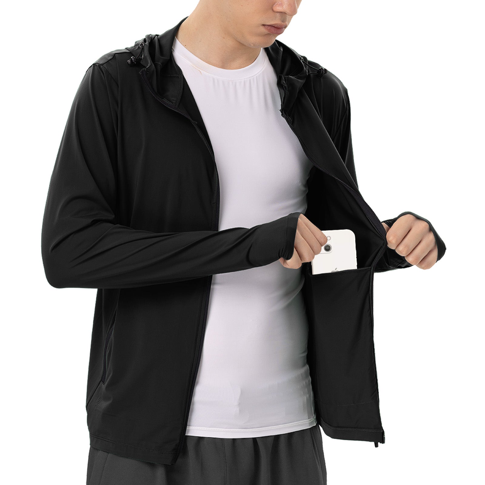 Men’s Lightweight UV Protection Athletic Jacket